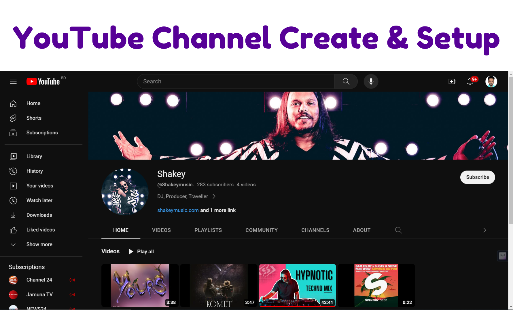 Social Media Account Create & SetUp